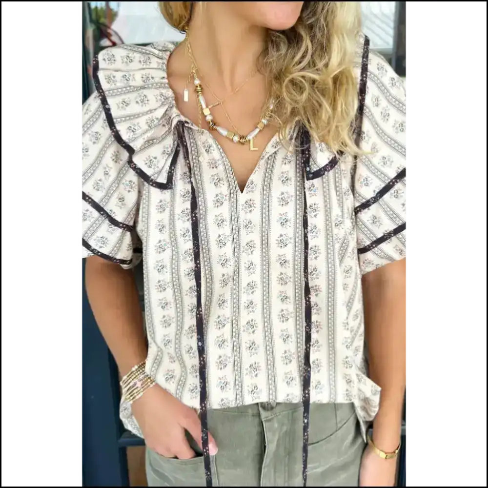 Chic White Ruffle: from Frumpy to Fabulous at Needful Things! π πΊ - s - Blouses