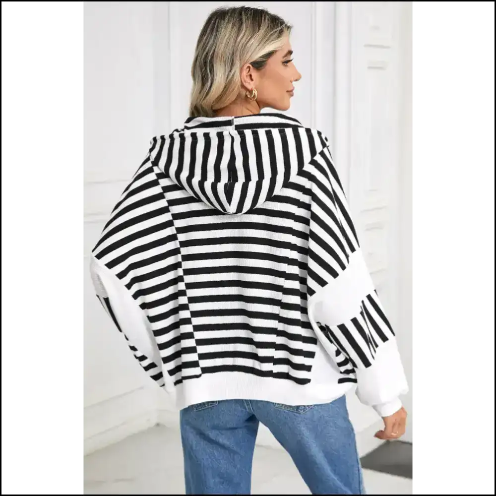 Wfle Patchwork Hoodie your Closet will Thank - Blouses
