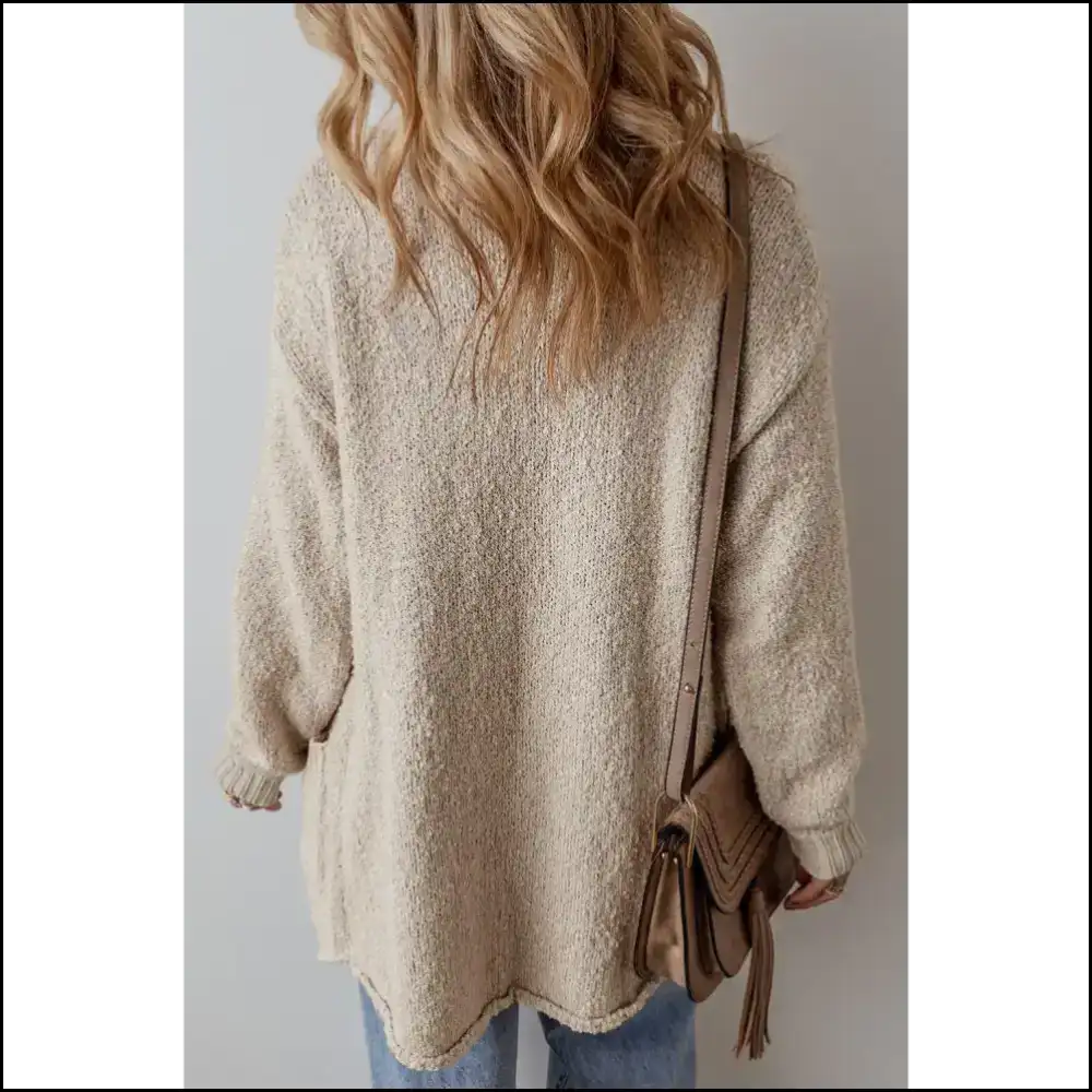 Jet Stream Chic Cardigan: your Acrylic Hug 🤣 Cardigans
