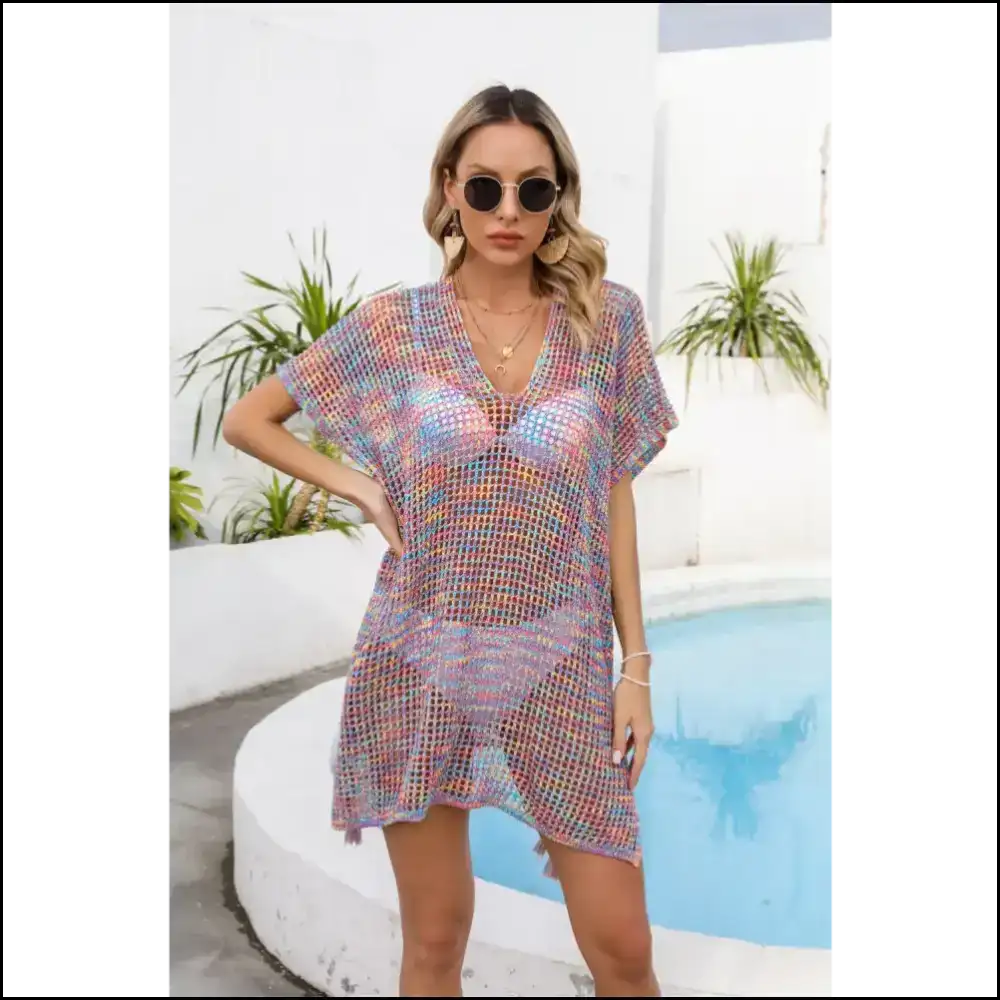 Spread your Wings Heavenly Diva! Angel Openwork for the Win! - Purple / one Size - Cover-ups