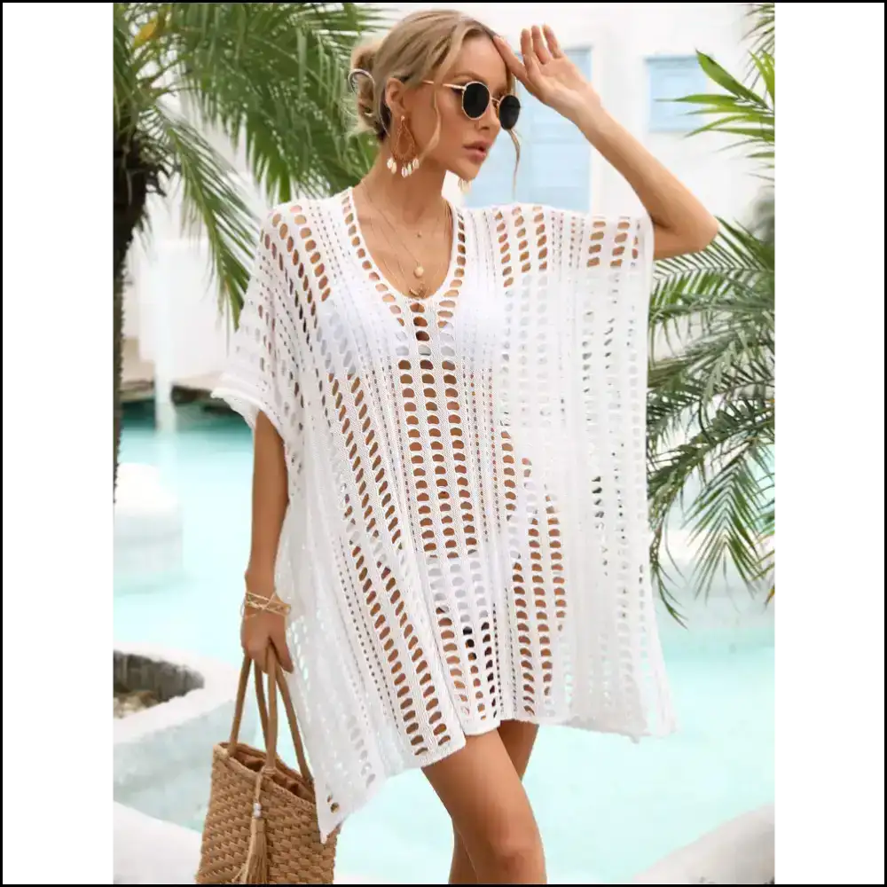 Let your Inner Goddess Soar with Angel Wings and Slit Dolman Style! 💁♀️✨ - Cover-ups