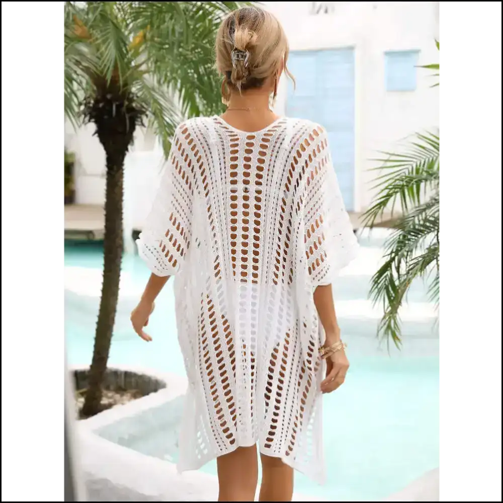 Let your Inner Goddess Soar with Angel Wings and Slit Dolman Style! 💁♀️✨ - Cover-ups