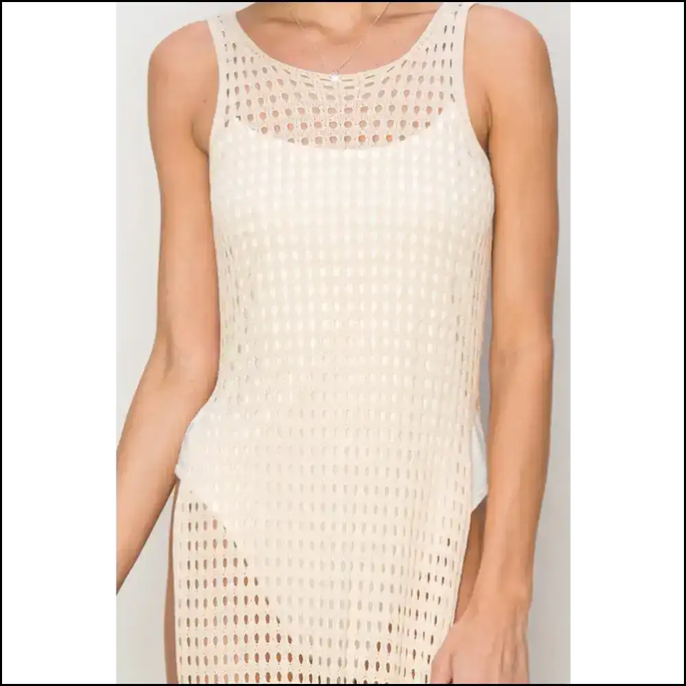 Embrace your Inner Summer Goddess with our Bohemian Crochet Backless Magic! 🌞✨ - Cover-ups