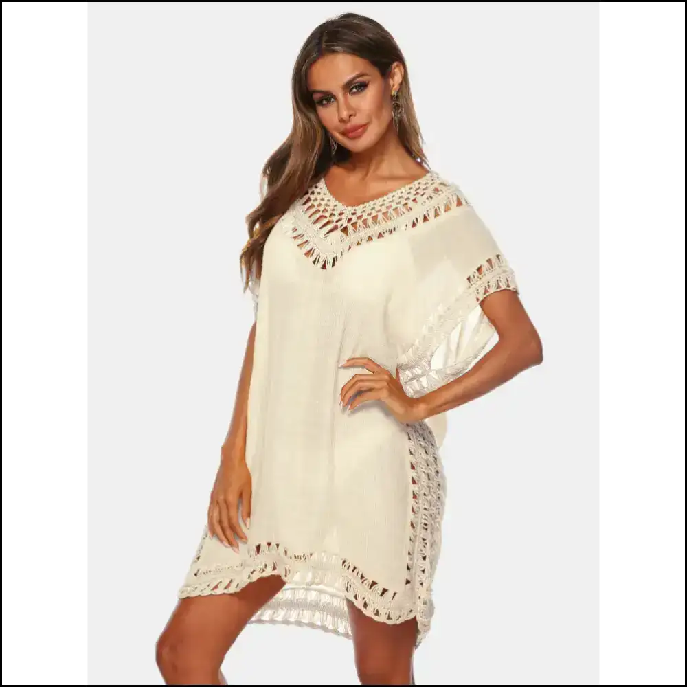 Shine Bright Like a Sheer Cutout V-neck – Because Sunburns are so Last Season! - Mustard / one Size - Cover-ups