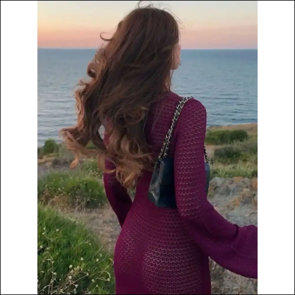 Unleash your Inner Goddess in our Sheer Slit Plunge Flare Dress ✨ - Cover-ups