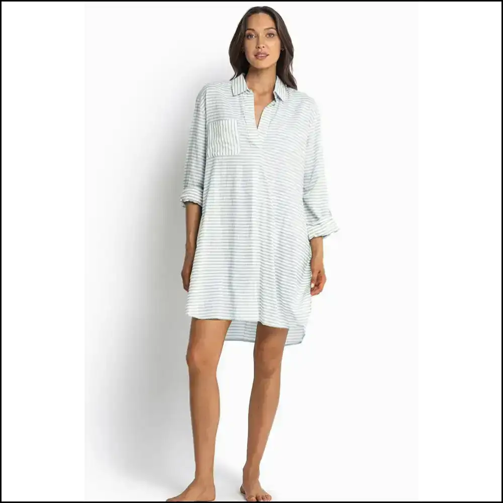 Chic White Stripe: Beach Please! (needful Things) π Cover Ups