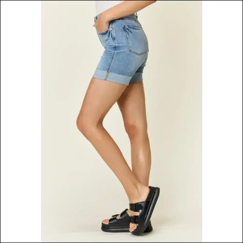 Judy Blue High Waist Tummy Control Denim Shorts