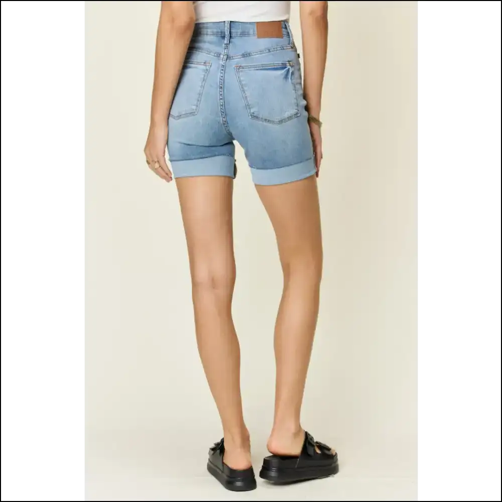Judy Blue High Waist Tummy Control Denim Shorts