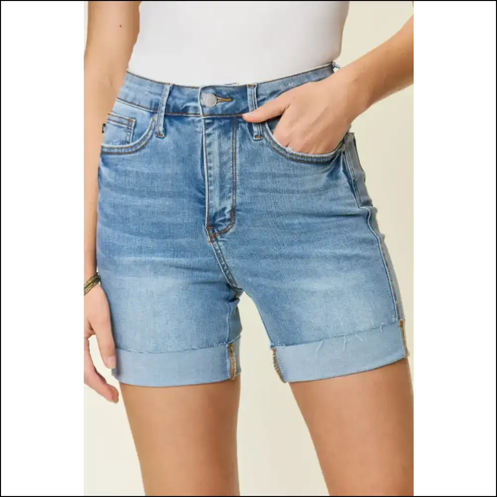 Judy Blue High Waist Tummy Control Denim Shorts