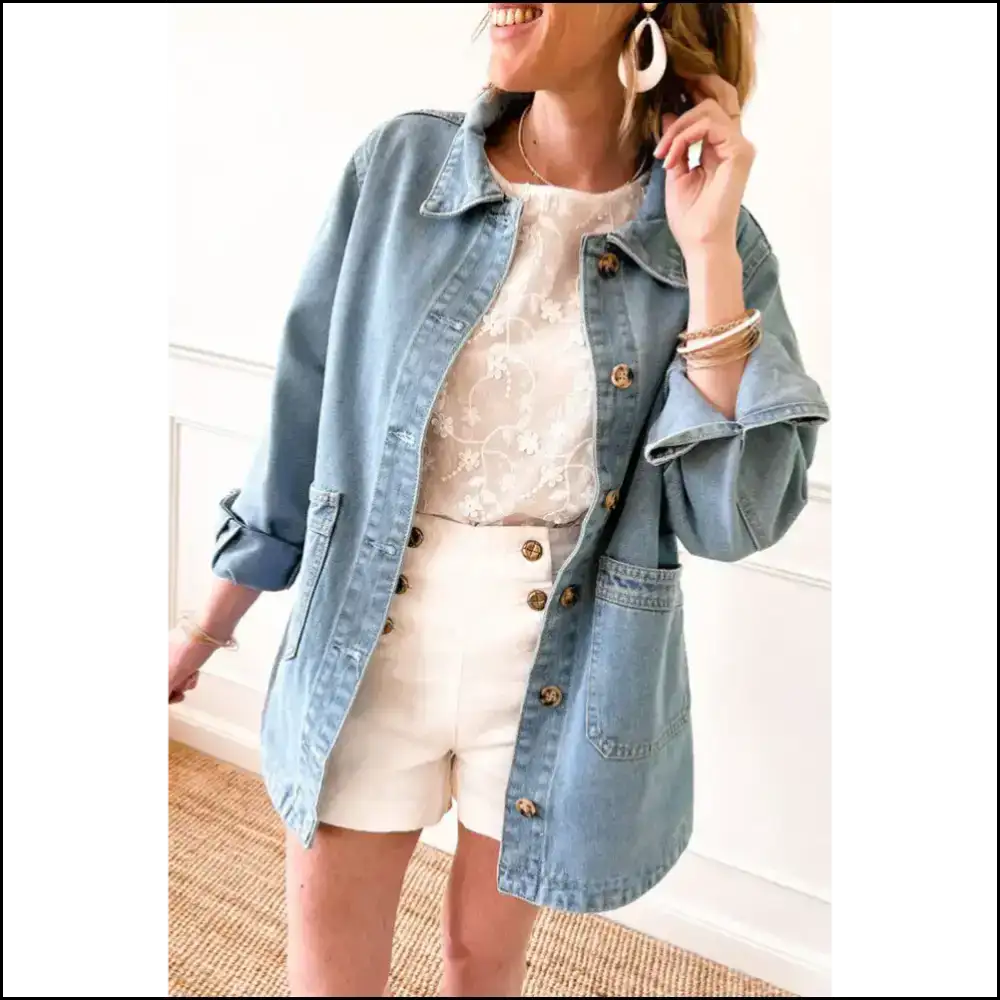 Dusk Blue Denim Jacket: so Comfy Youll Forget Pants! / s Jackets