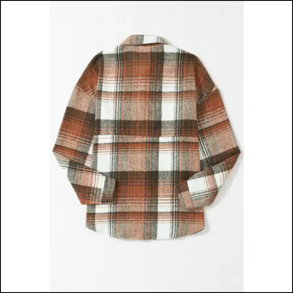 Gold Flame Grey Plaid Flannel Shacket: so Hot 🔥 Youll Spontaneously Combust! Needful Things Jackets