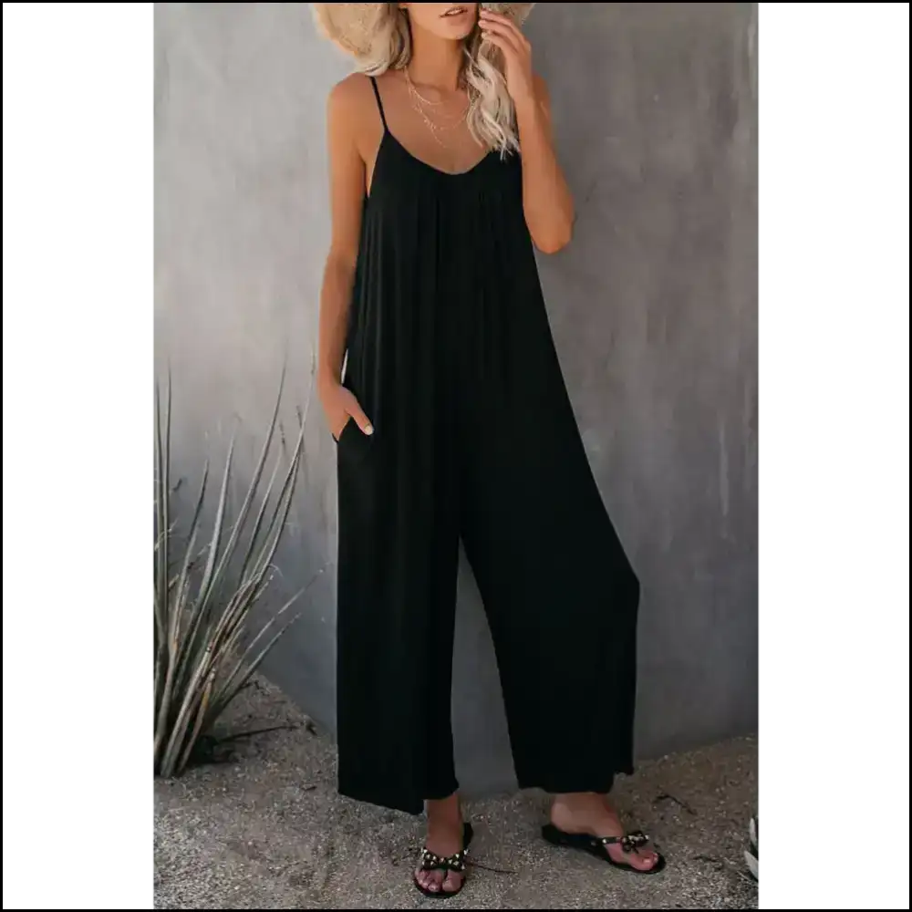 Chic Black Jumpsuit: from Zero to Goddess 🖤 Jumpsuits