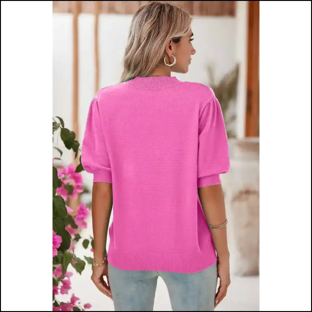 Groovy Green: your Bright Green Floral Ticket 🌼 to Fab! Needful Things - Knit Tops