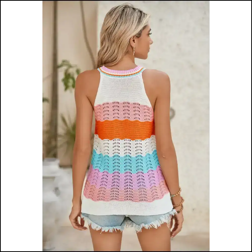 Needful Things: Wavy Striped Rescue Mission! Multicolour is! Knit Tops