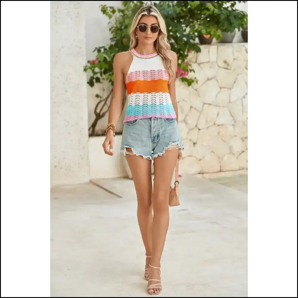 Needful Things: Wavy Striped Rescue Mission! Multicolour is! Knit Tops