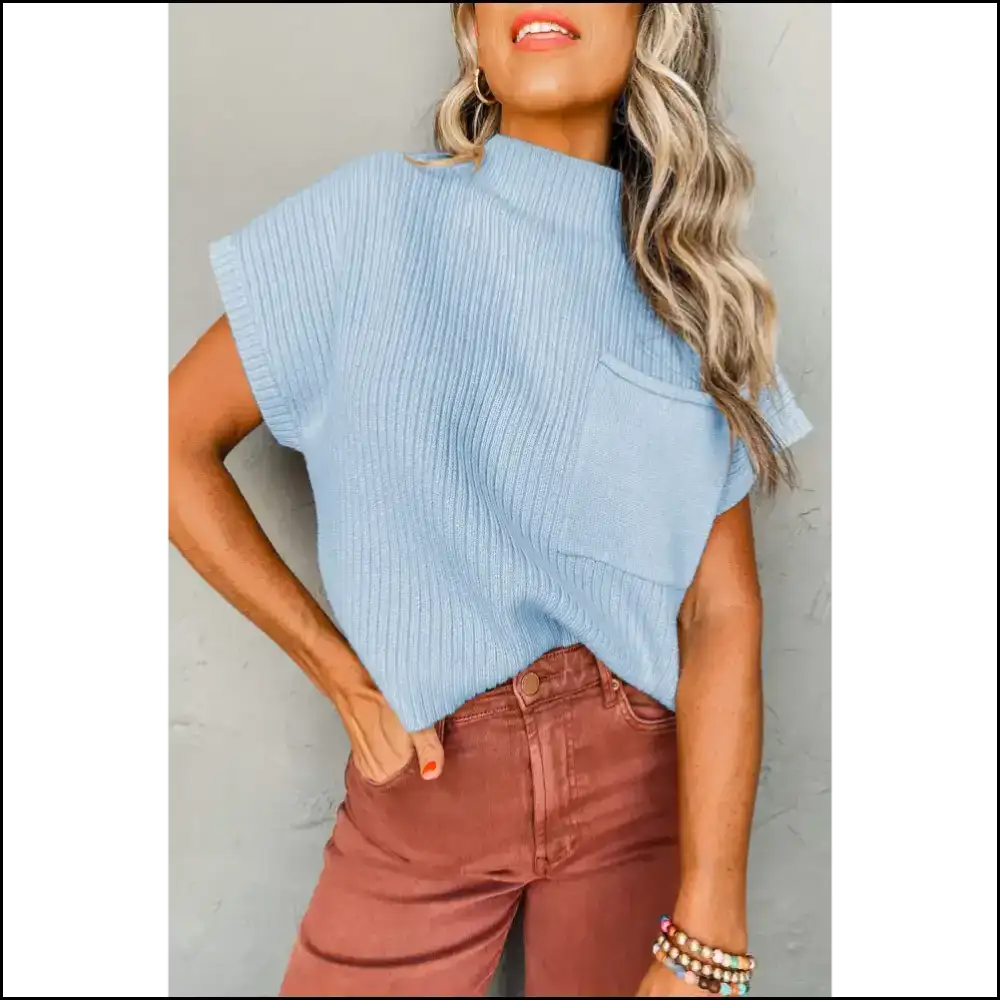 Chic Pink Ribbed Knit Sweater: Needful Things Says ?Get β π - Tops