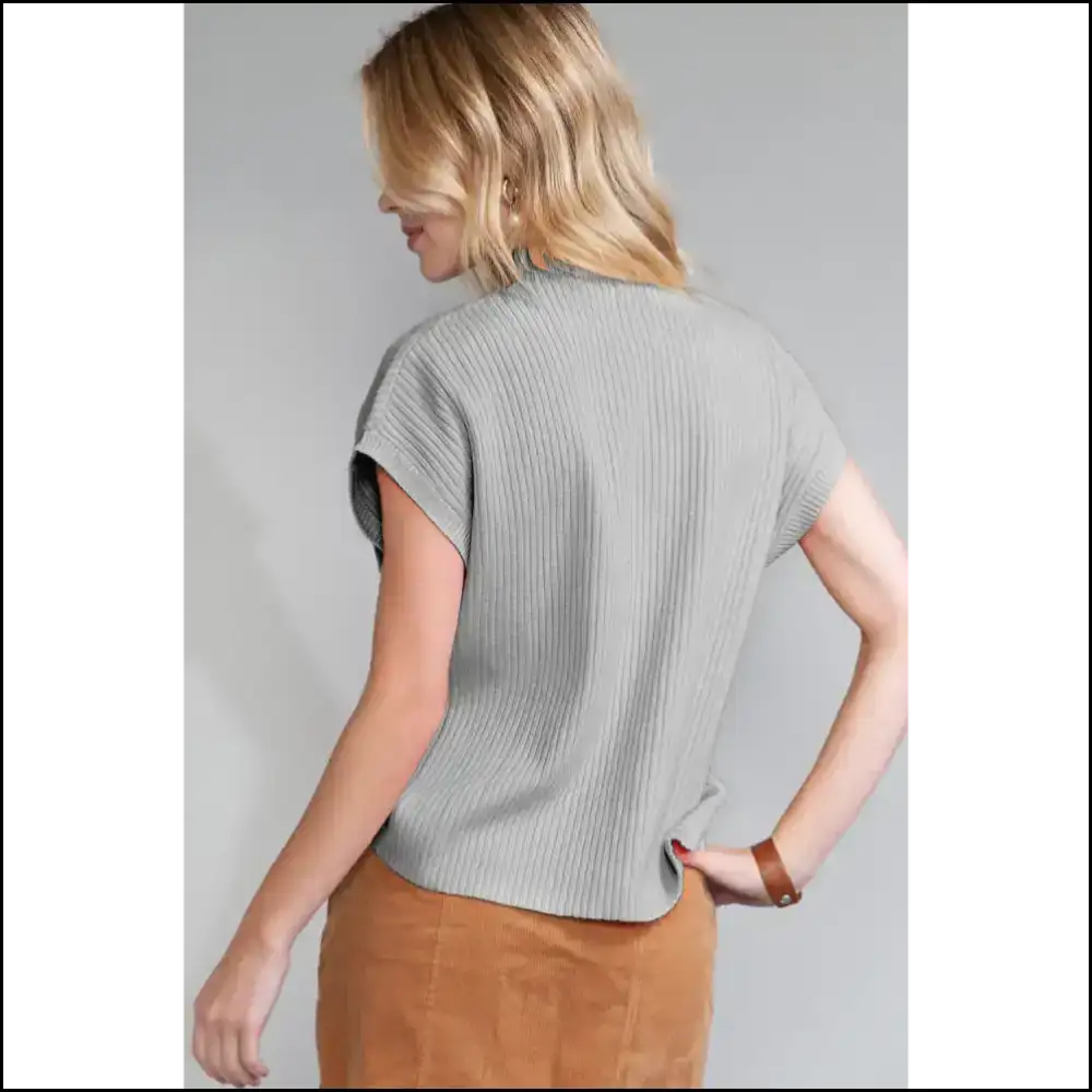 Chic Pink Ribbed Knit Sweater: Needful Things Says ?Get β π - Tops