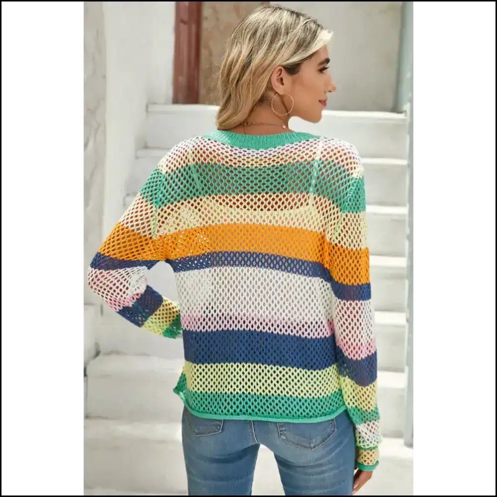 Rose Red Colorblock: your New Acrylic Bff from Needful Things πΉπ - Knit Tops