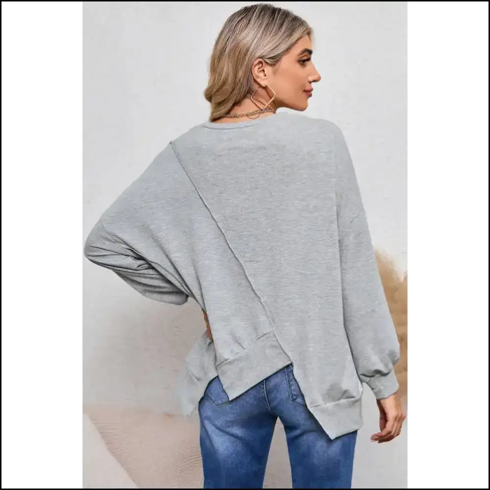 Khaki Colorblock Long Sleeve: so Chic it Hurts (but in a Good Way) π - Sleeve Tops