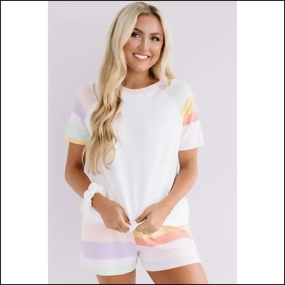 Rainbow Bliss Lounge Set: Netflix & Chill 🌈 Needful Things - Loungewear Set