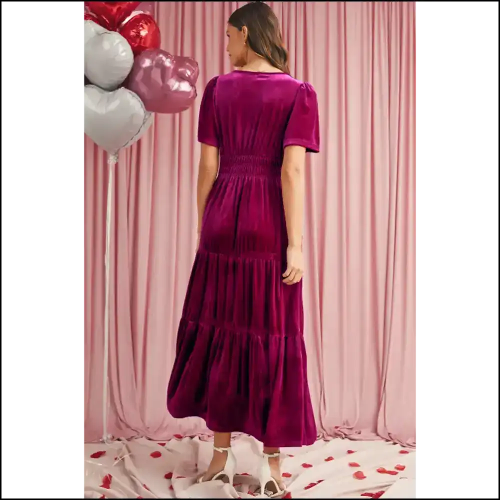 Red Dahlia Velvet Dress: so Comfy Youll Forget Pants Exist! Needful Things Maxi Dresses
