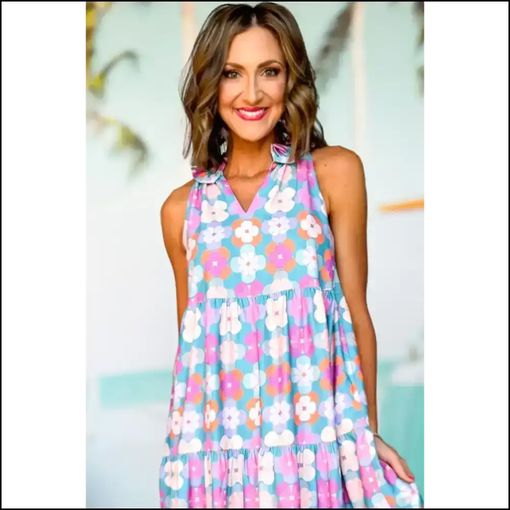 Sky Blue 60s Maxi Dress: Groovy Baby! 🌼 Peace out Pants! Dresses