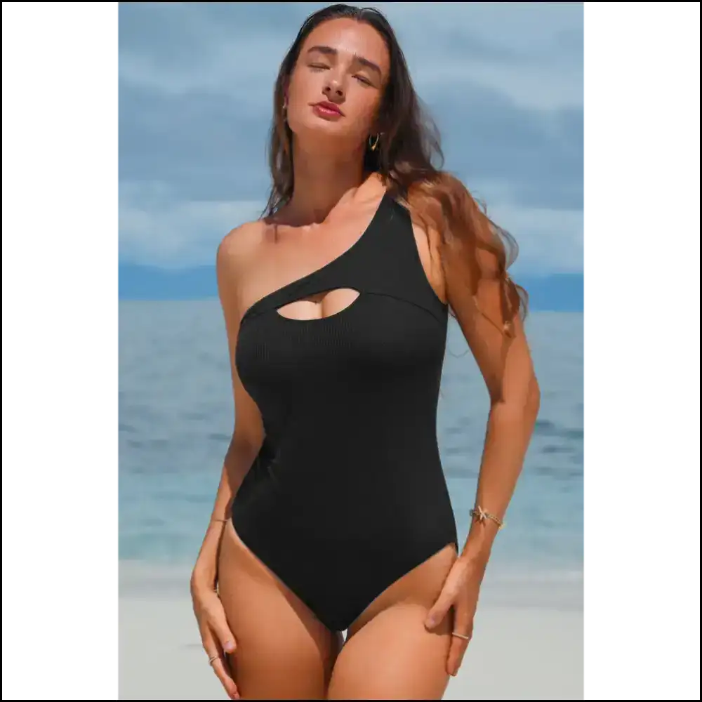 One-piece Wonder: Get your Chic Cutout Swimsuit and Make Waves Darling! 💦 - One-piece