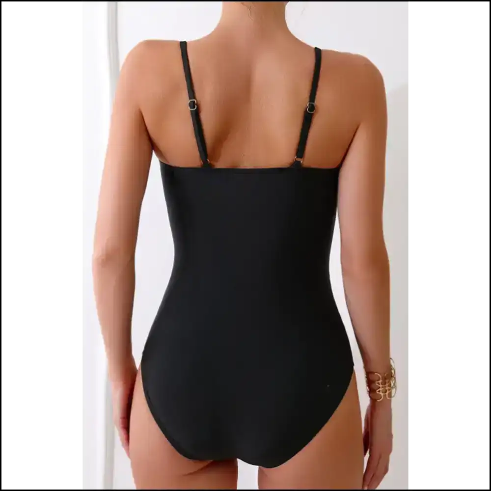 Get Ready to Turn Heads in our Cutout Spaghetti Strap One-piece! πβ¨ - One-piece