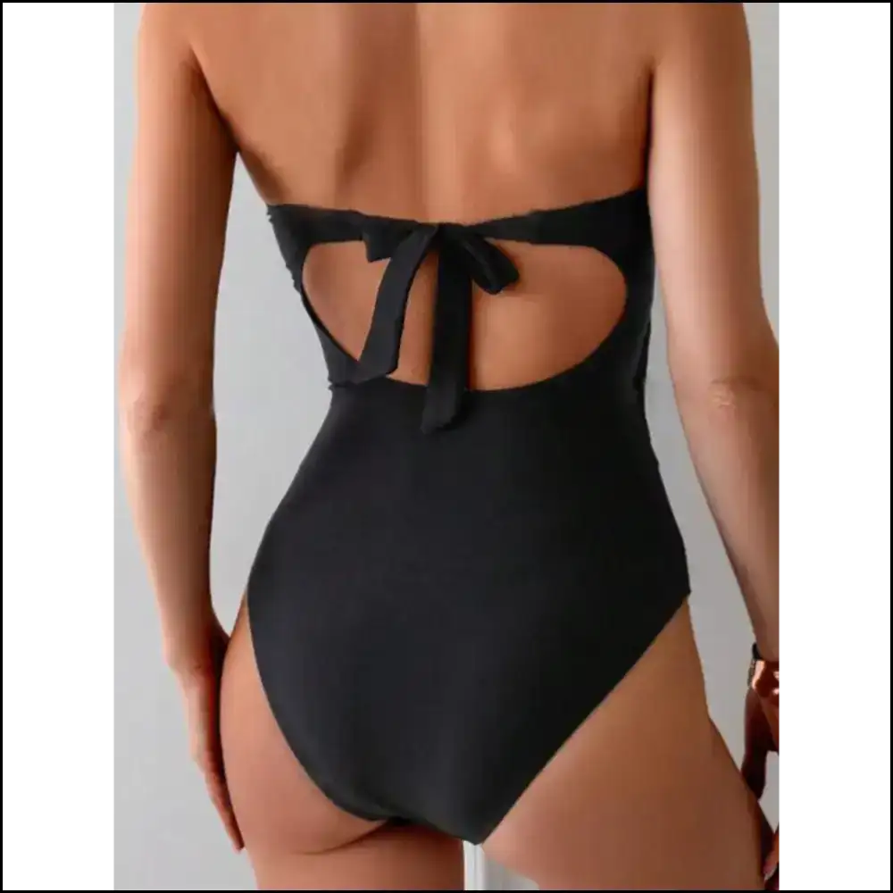 Cutout Sweetheart Neck One-piece Swimwear