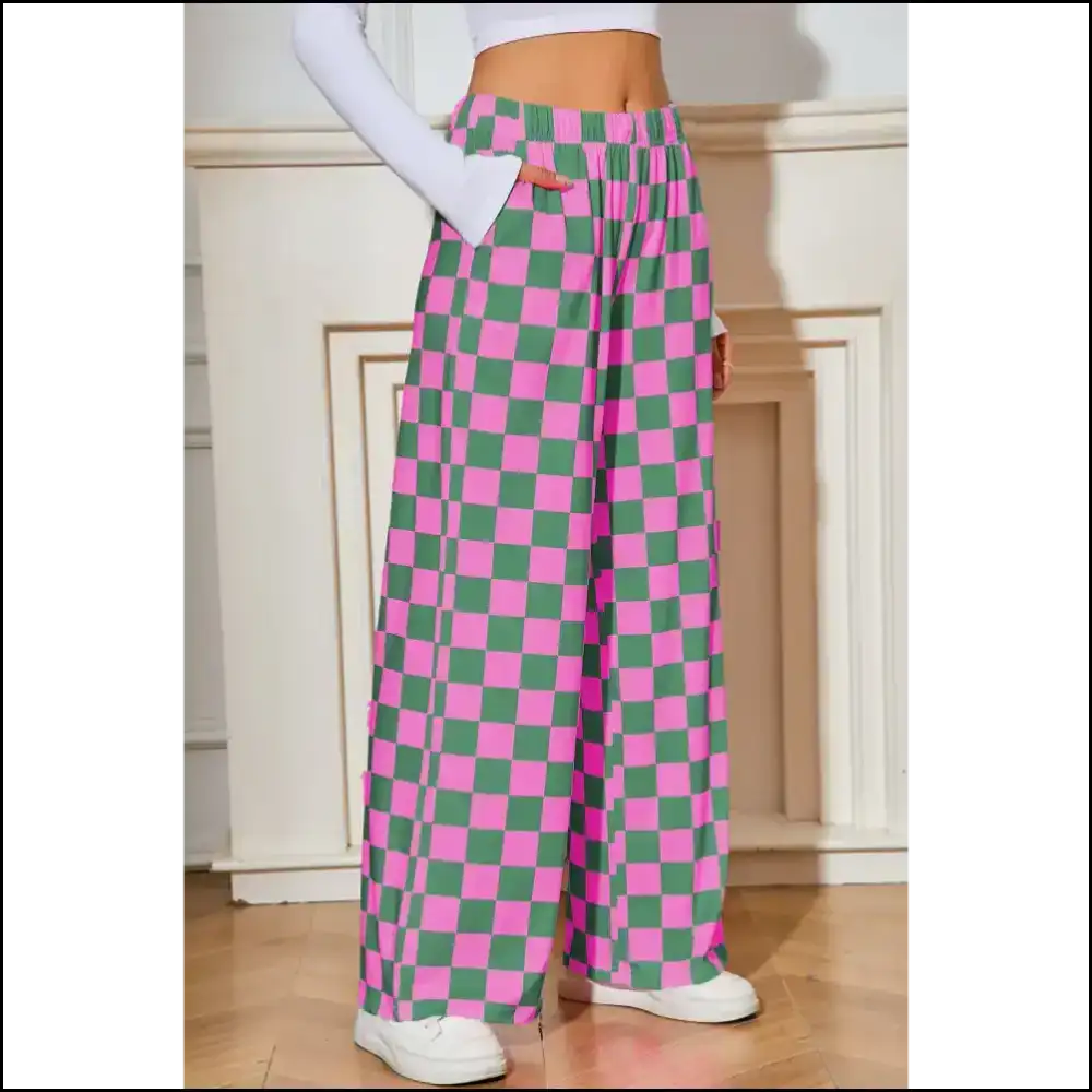 Black Checkered Wide Leg Pants: Pants so Good Itโs Criminal ๐ Needful Things