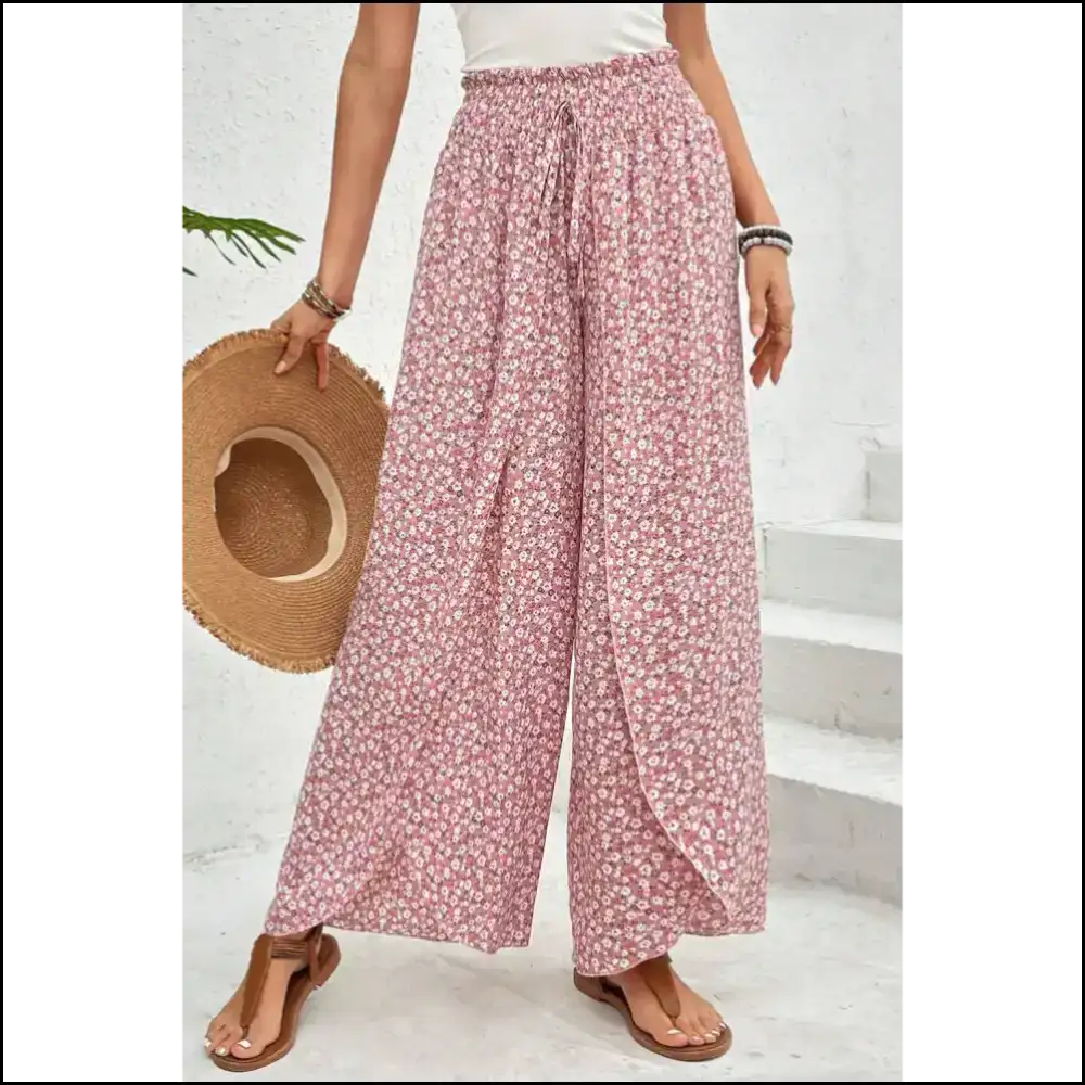Wide Leg Pants: so Comfy Youll Never Wear Real Pants ๐ธ Needful Things Pink / s