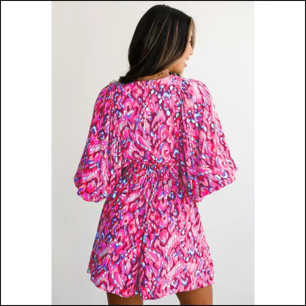 Pink Abstract Print Romper: Instant Awesome just Add You! Needful Things ๐ Rompers