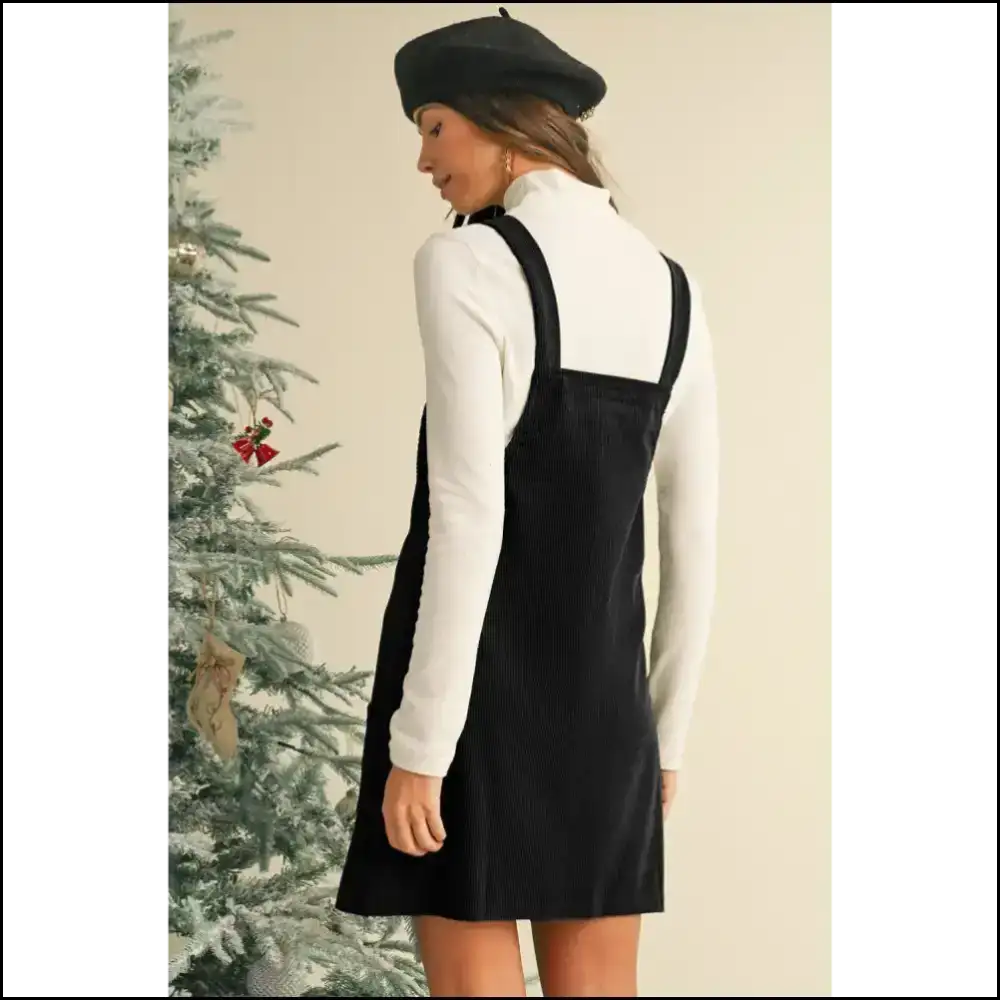 Black Corduroy Dress: to Attract (and Maybe a Lawsuit) π Needful Things - Short Dresses