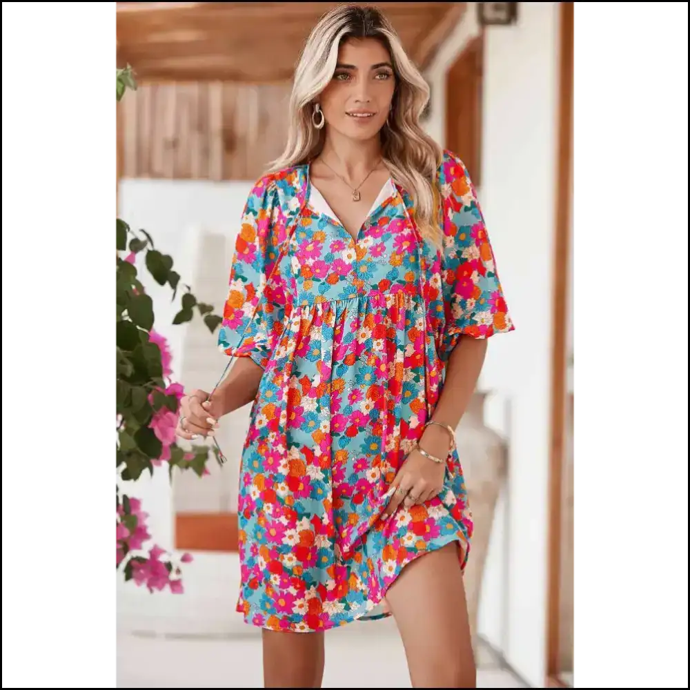 Sky Blue Boho Dress: Bohemian Rhapsody in (Cute!) Short Dresses