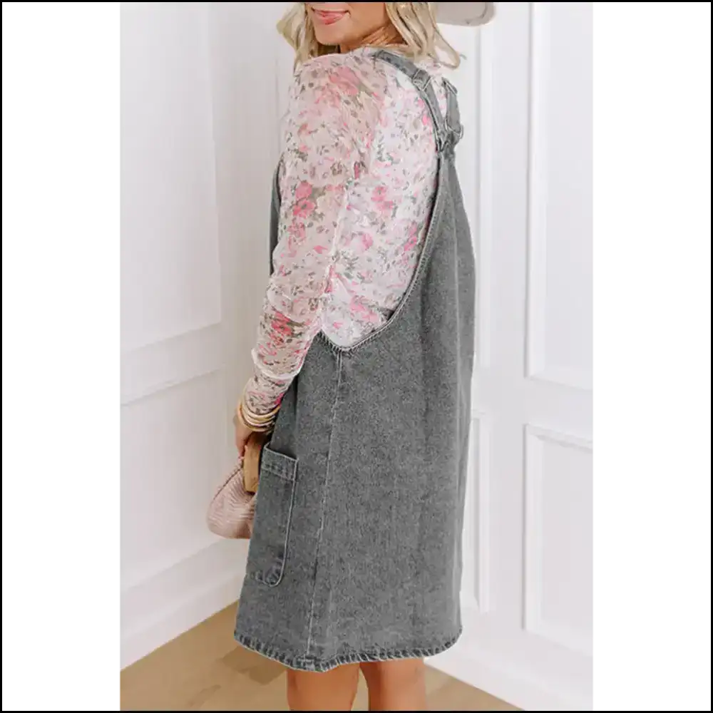 Dusk Blue Denim Dress: from Drab to Fab in Needful Things! ππ Short Dresses