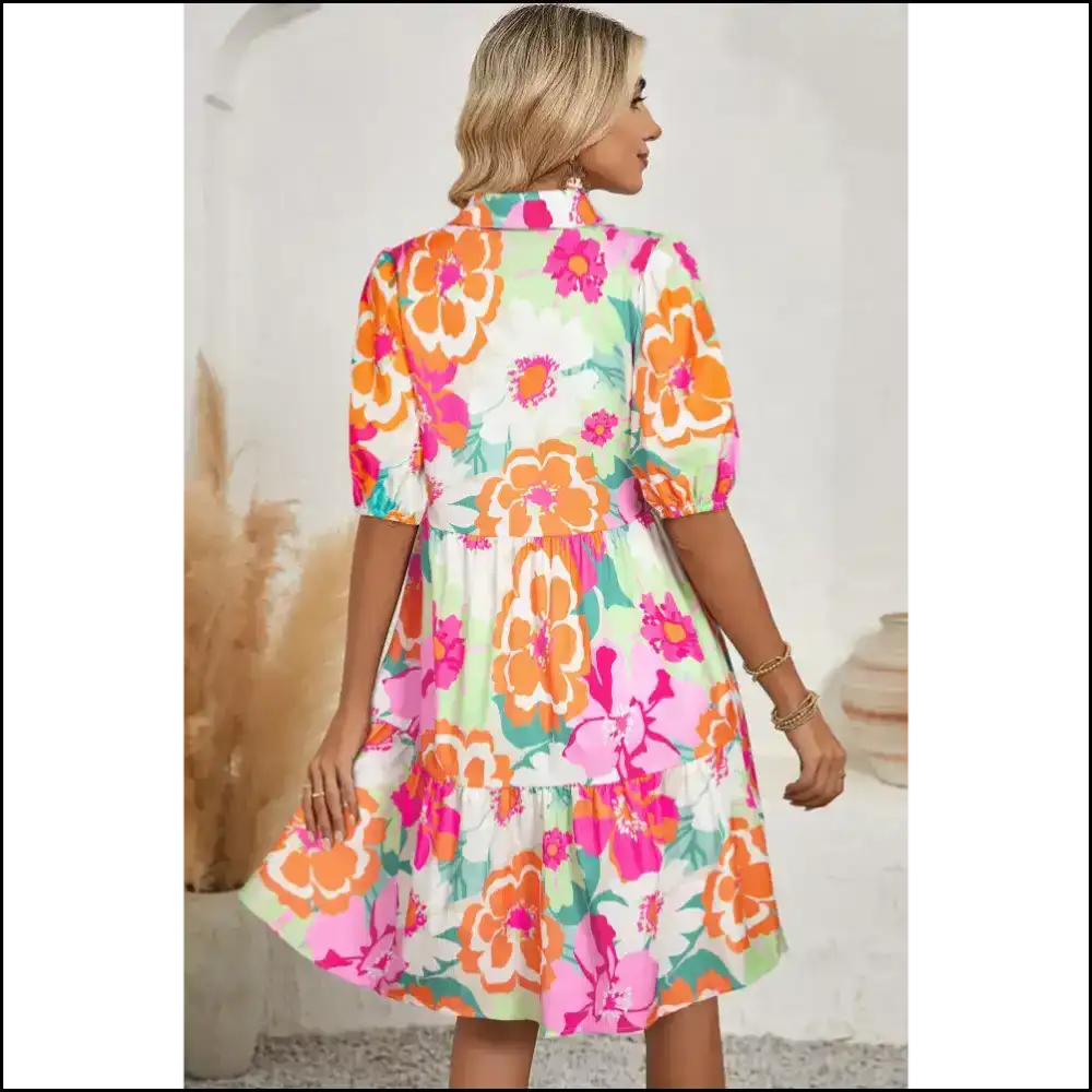 Pink Floral Puff of Babydoll Bliss: Needful Things 🌸 Warning: May Cause Extreme Cuteness Short Dresses