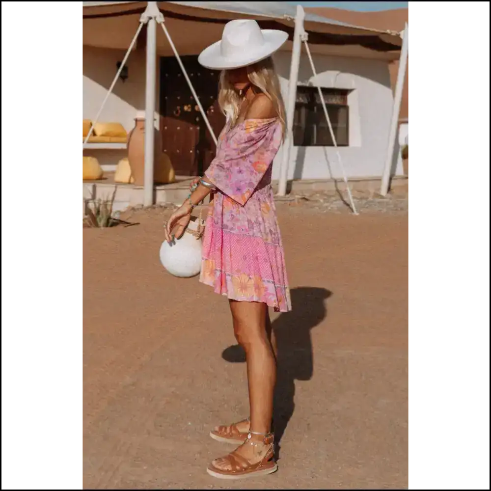 Hibiscus Ruffle Dress: Needful Things’ ?Oops I’m Hot’ Collection 🌺 Short Dresses