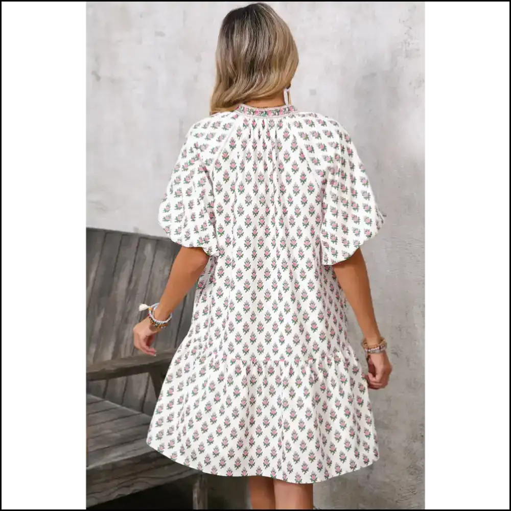 Pink Floral Boho Dress: Curves & Cute Needful Things! ๐ธ๐ Short Dresses