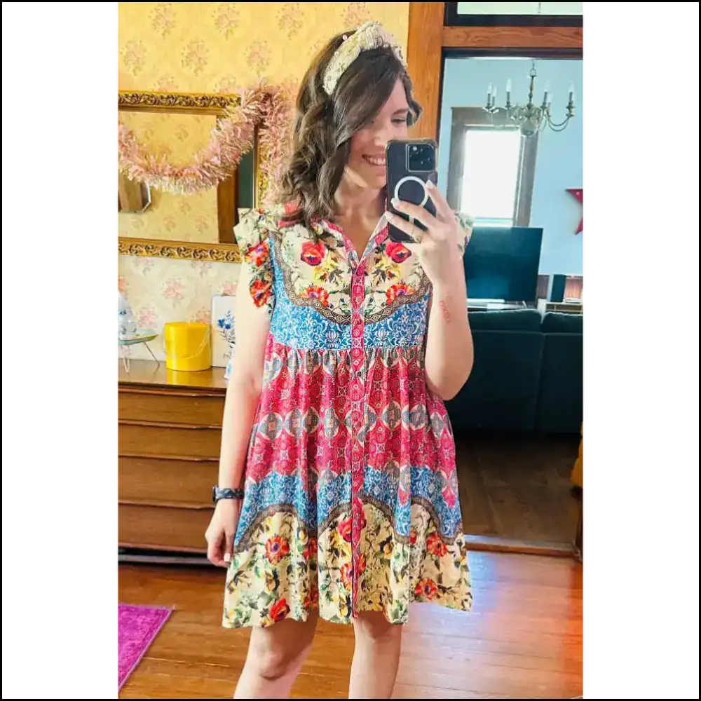 Bohemian Rose Floral: Dress so Good Itโs Practically Illegal ๐น Short Dresses