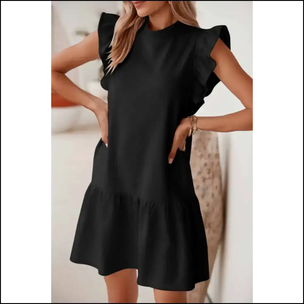 Ruffle Hem Mini Dress: so Soft Itโs Practically Illegal! ๐ Needful Things - Short Dresses