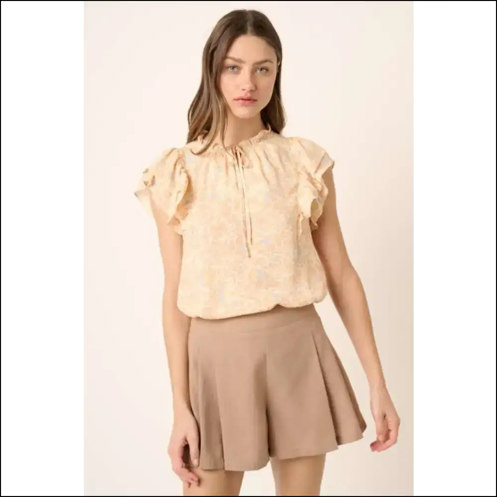 Chic Pleated Side Zipper Shorts