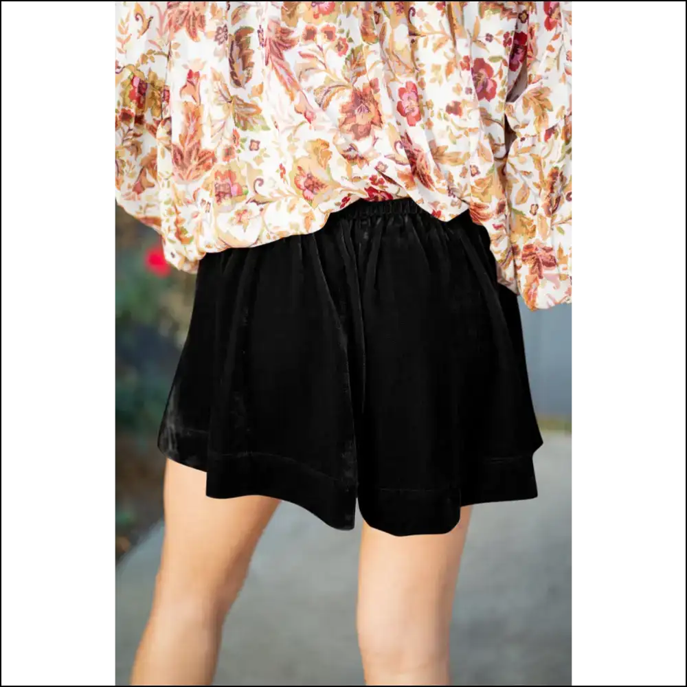 Chic Smocked High Waist Shorts