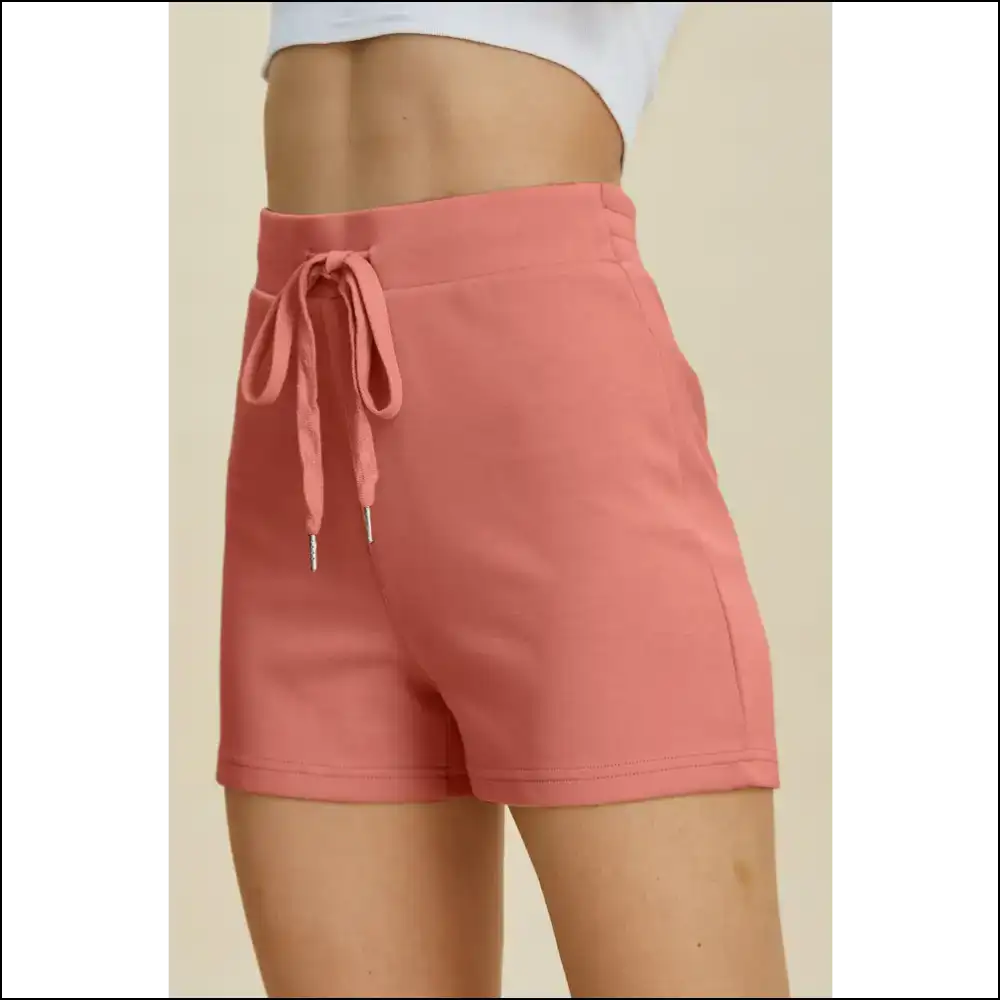 Basic Bae Scuba Drawstring High Waist Shorts