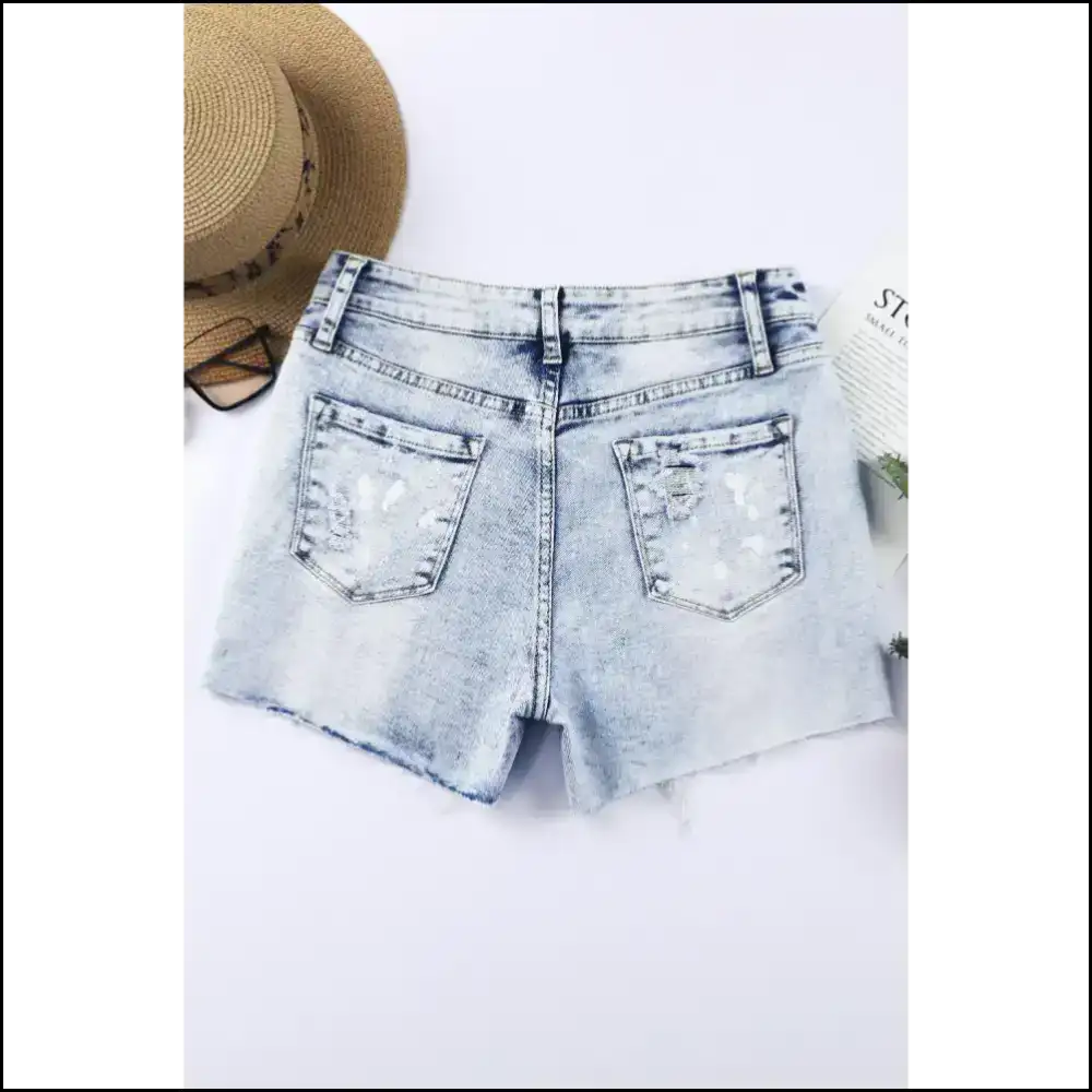 Needful Things: Blue Distressed Denim Shorts π Light & Loving It! π