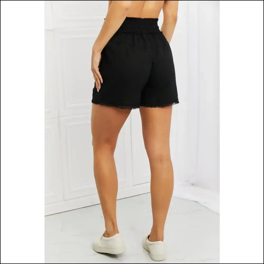Zenana Seaside Linen Shorts for Women