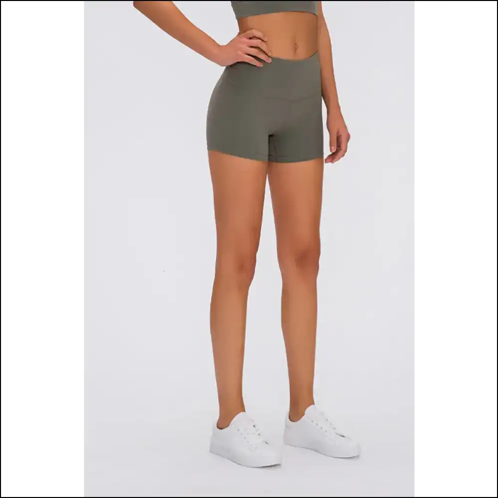 Millennia Stitch Active Shorts – Feel Good and Look Fabulous! Tan / 10