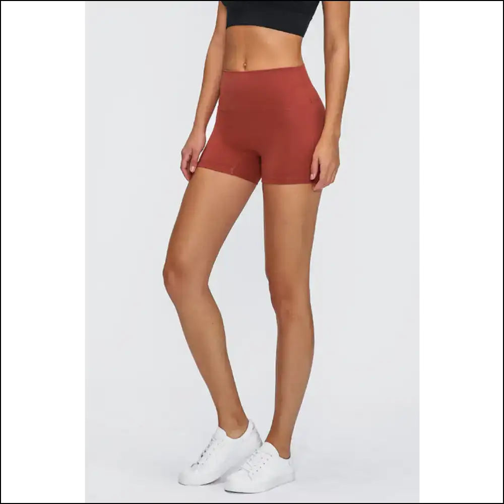 Millennia Stitch Active Shorts – Feel Good and Look Fabulous! Red Dahlia / 8