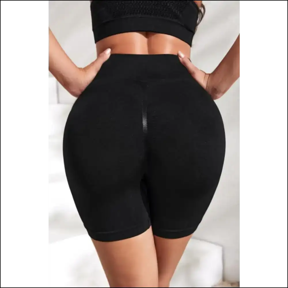 Chic Slim Fit High Waist Active Shorts