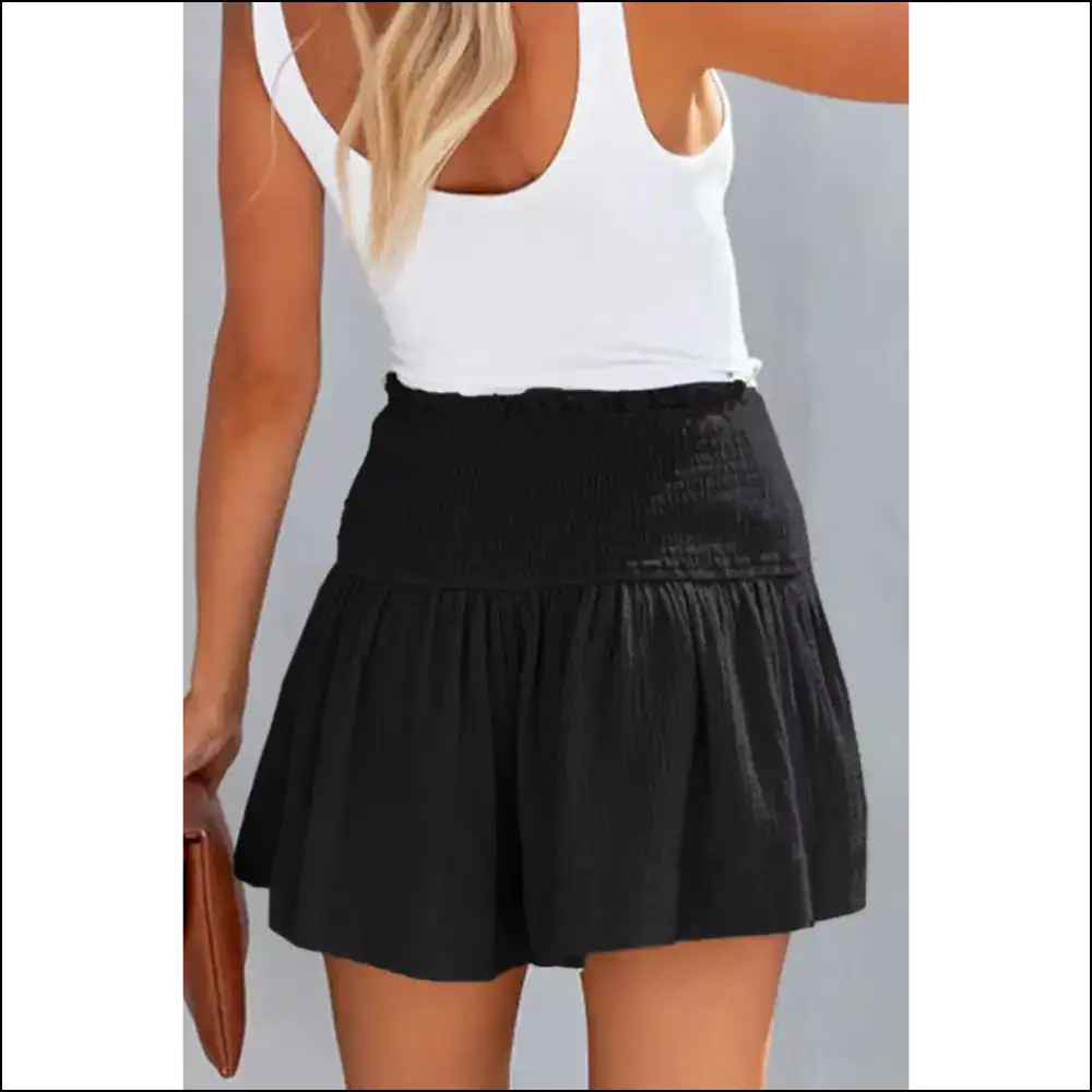 Chic Smocked Waistband Shorts