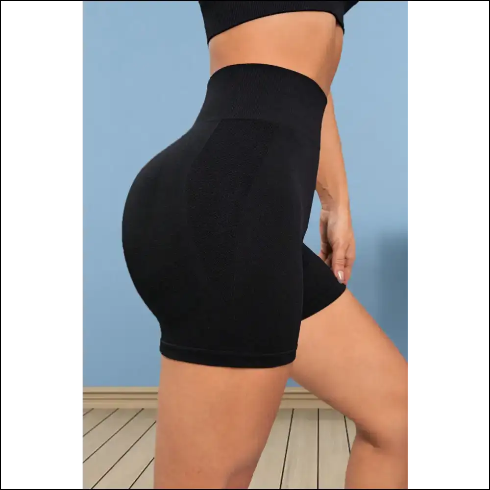Chic Wide Waistband Sports Shorts